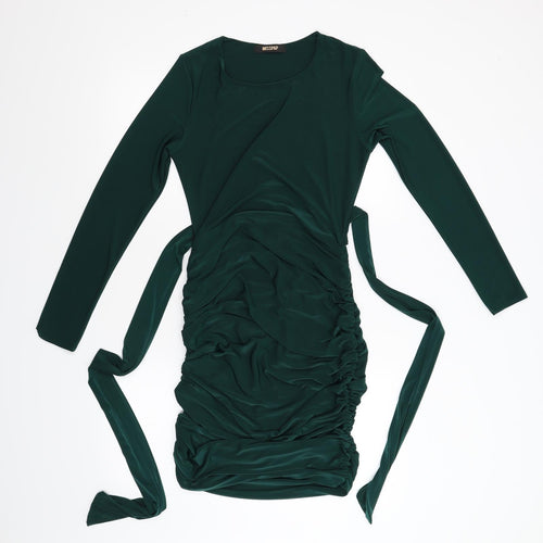 Misspap Womens Green   Bodycon  Size 10