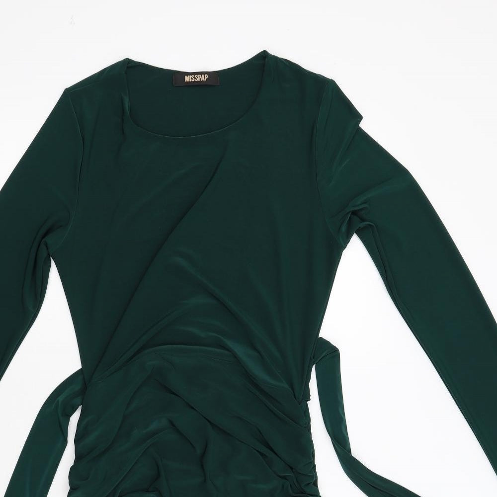 Misspap Womens Green   Bodycon  Size 10
