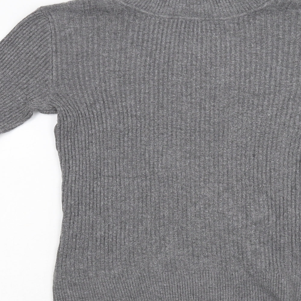 Primark Womens Grey  Knit Pullover Jumper Size L
