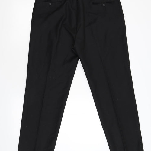 Gurteen Mens Black   Trousers  Size 38 L30 in