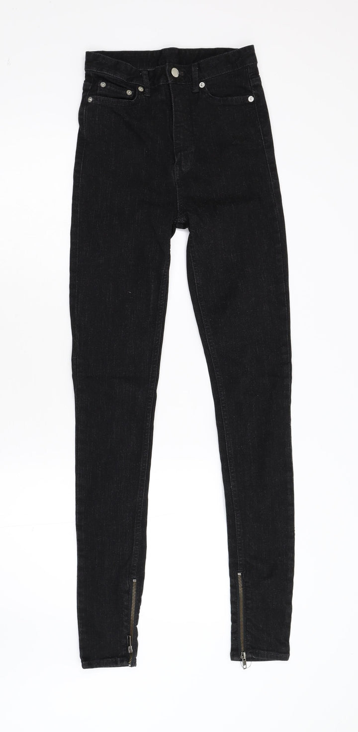 BLK DNM Womens Black Skinny Jeans Size S L30 in