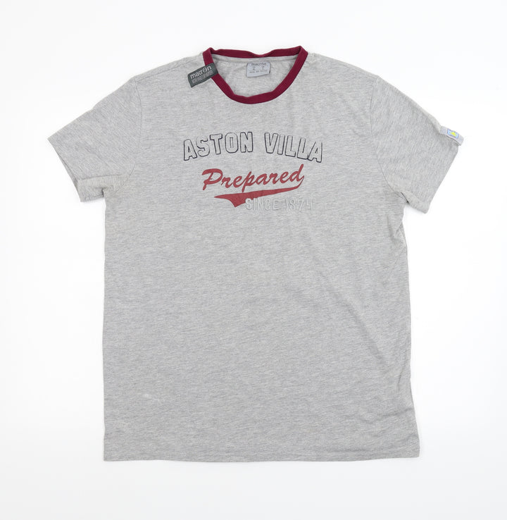 Macron Womens Grey Basic T-Shirt Size L
