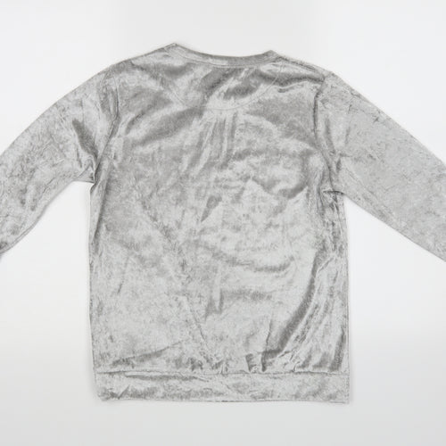 Forever Dreaming Girls Silver   Pullover Jumper Size 11-12 Years