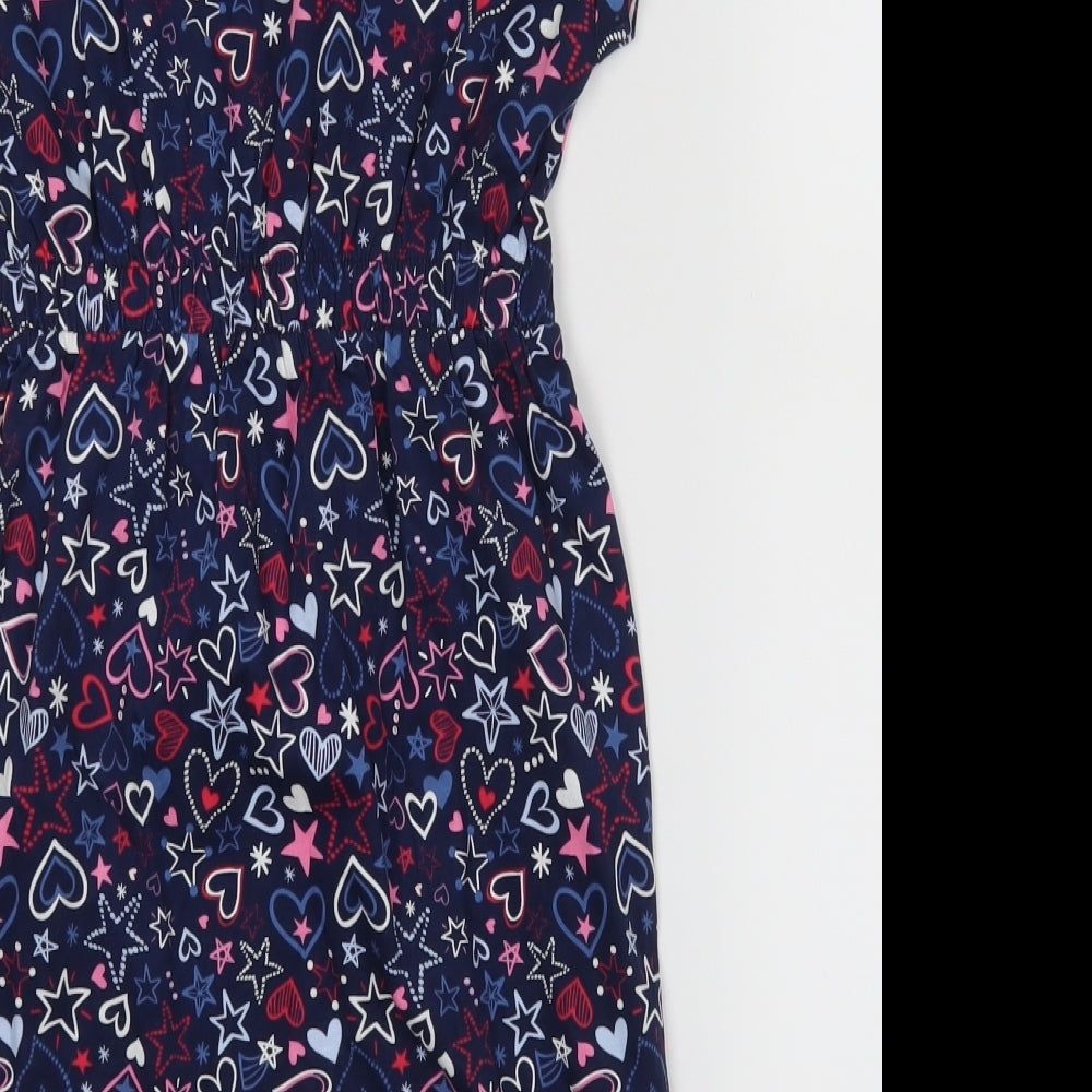 George Girls Blue   A-Line  Size 9-10 Years