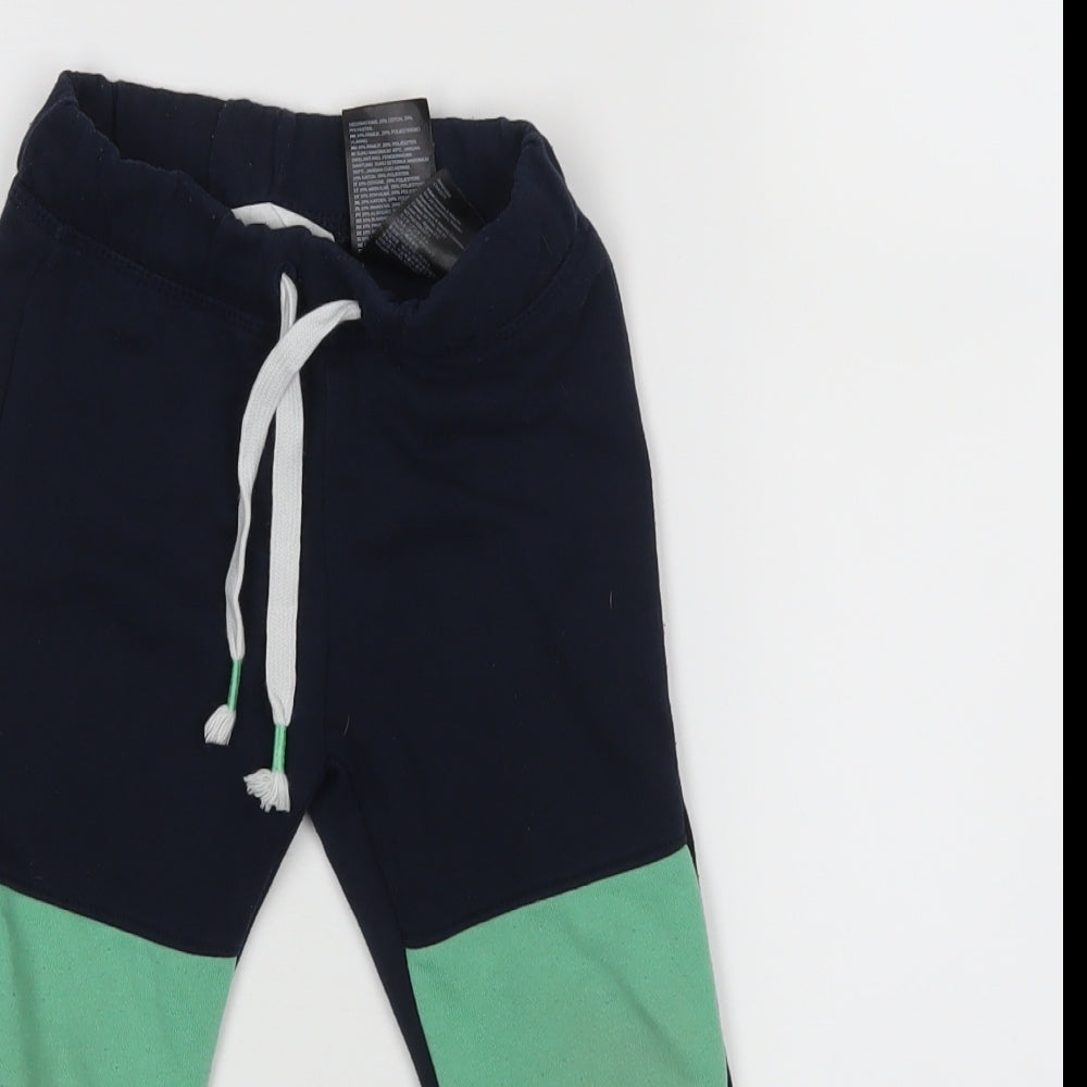 H&M Boys Blue   Jogger Trousers Size 2-3 Years