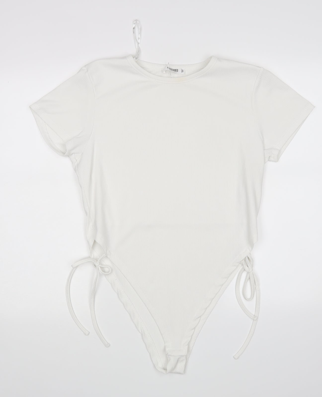 Missguided Womens White   Bodysuit One-Piece Size 18