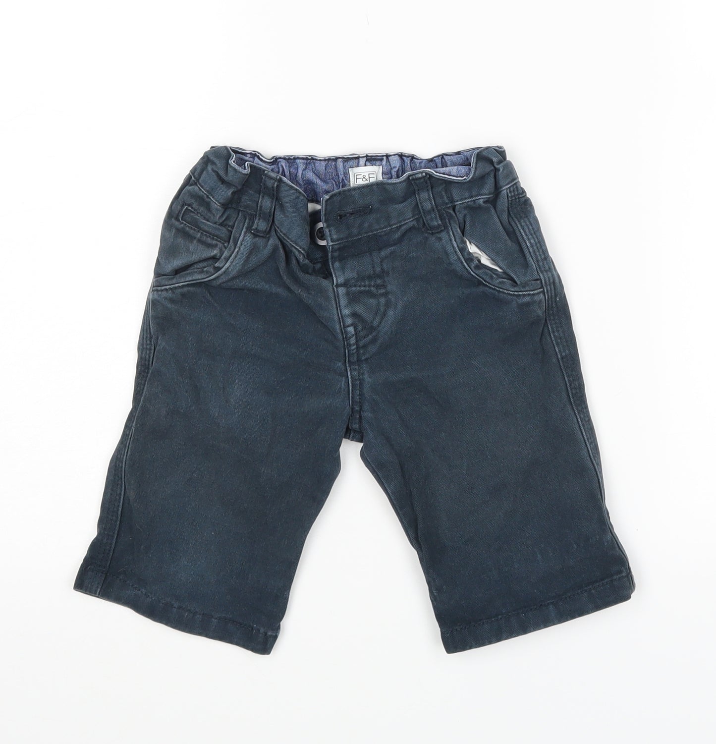 F&F Boys Blue    Trousers Size 2-3 Years