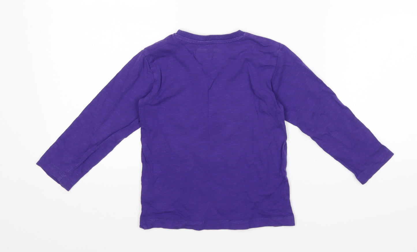 NEXT Boys Purple   Basic T-Shirt Size 2-3 Years  - Rad Like Dad