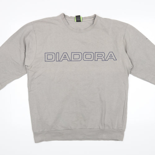 Diadora Mens Grey   Pullover Jumper Size 2XL