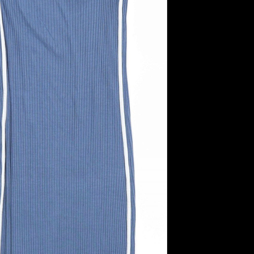 Preworn Womens Blue   Pencil Dress  Size M
