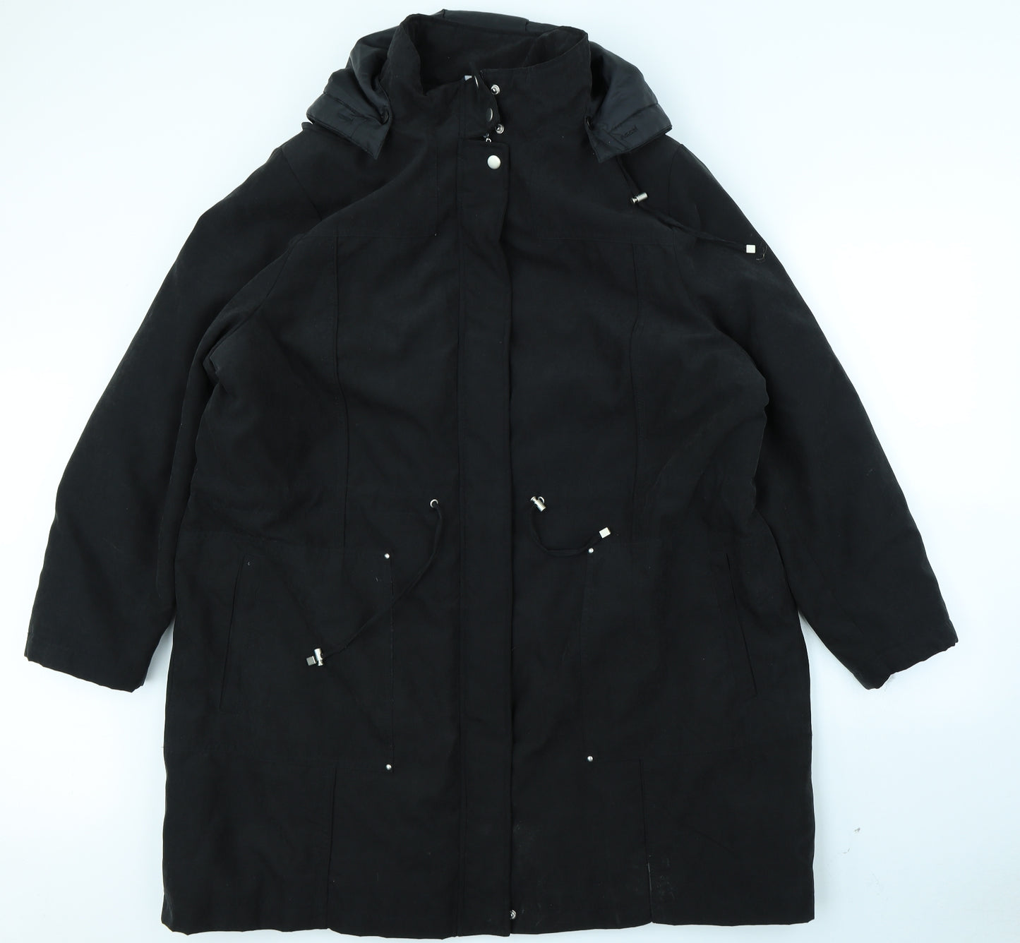 Bonmarché Womens Black   Jacket Coat Size 22