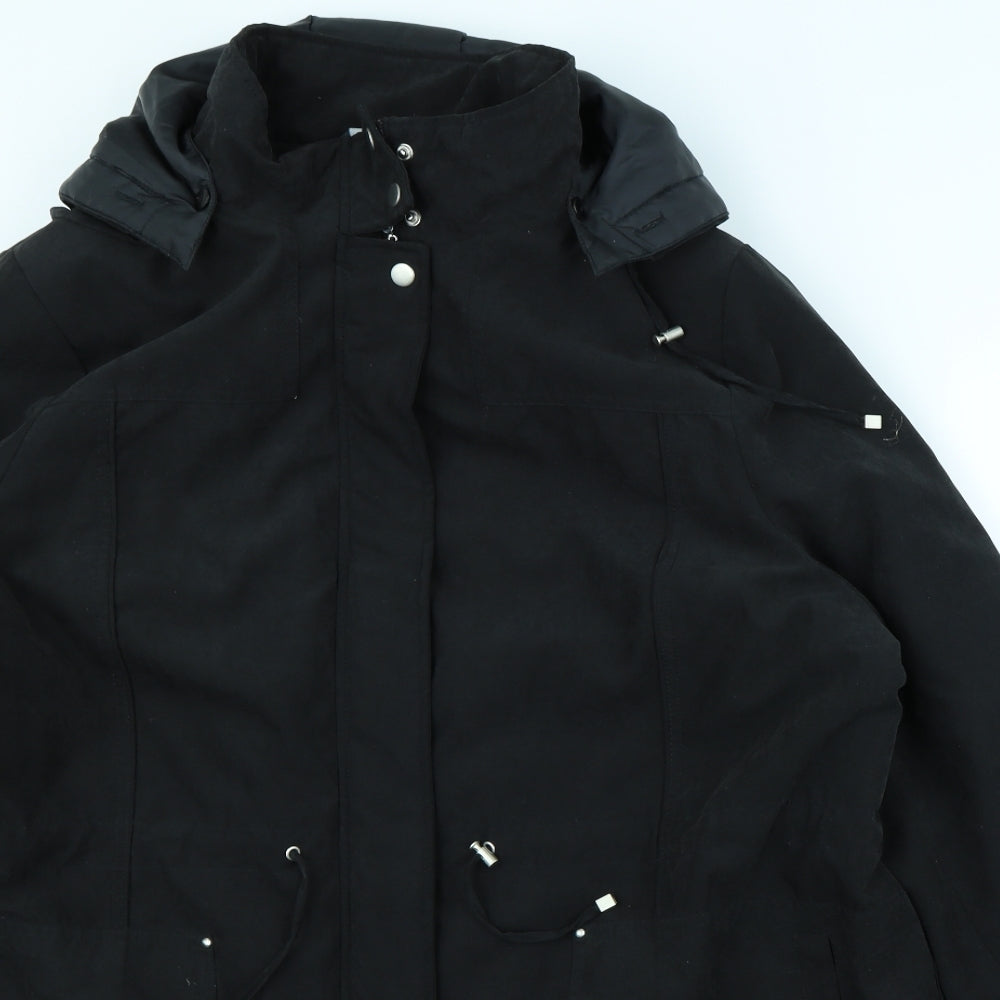 Bonmarché Womens Black   Jacket Coat Size 22
