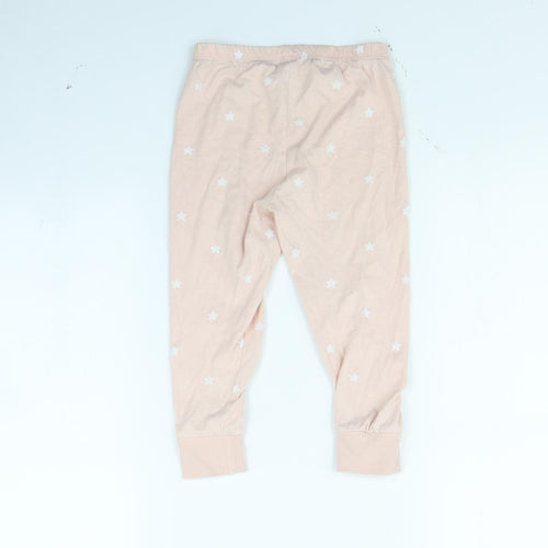 George Girls Pink Spotted  Capri Trousers Size 3 Years - Stars