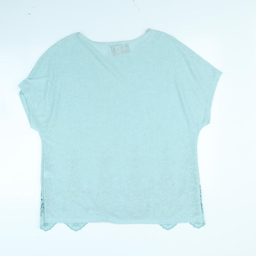 George Womens Blue   Basic T-Shirt Size 20