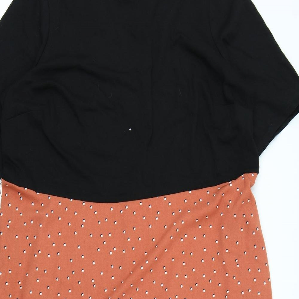 JD Williams Womens Orange Polka Dot  Maxi  Size 20