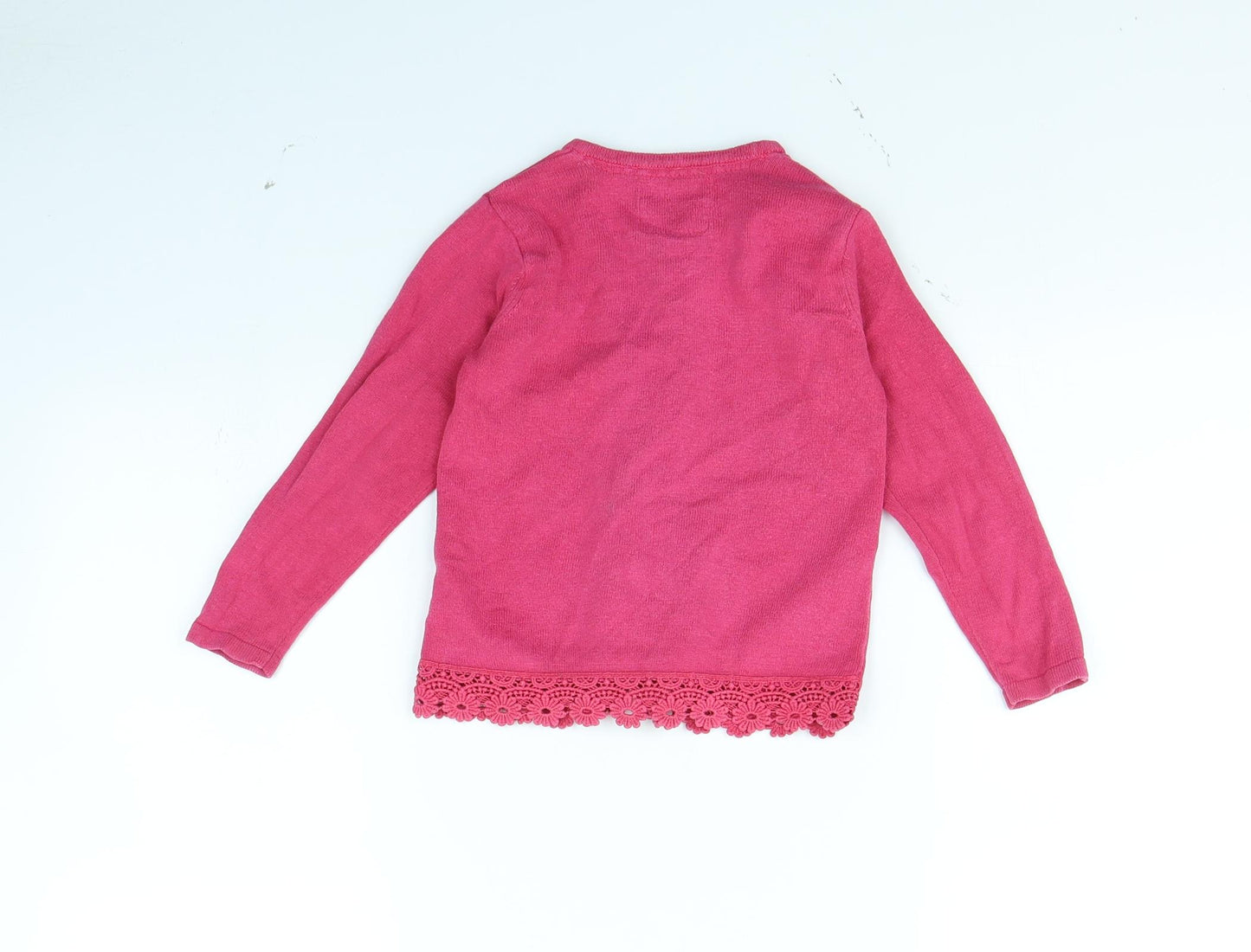 Primark Girls Pink   Cardigan Jumper Size 2 Years