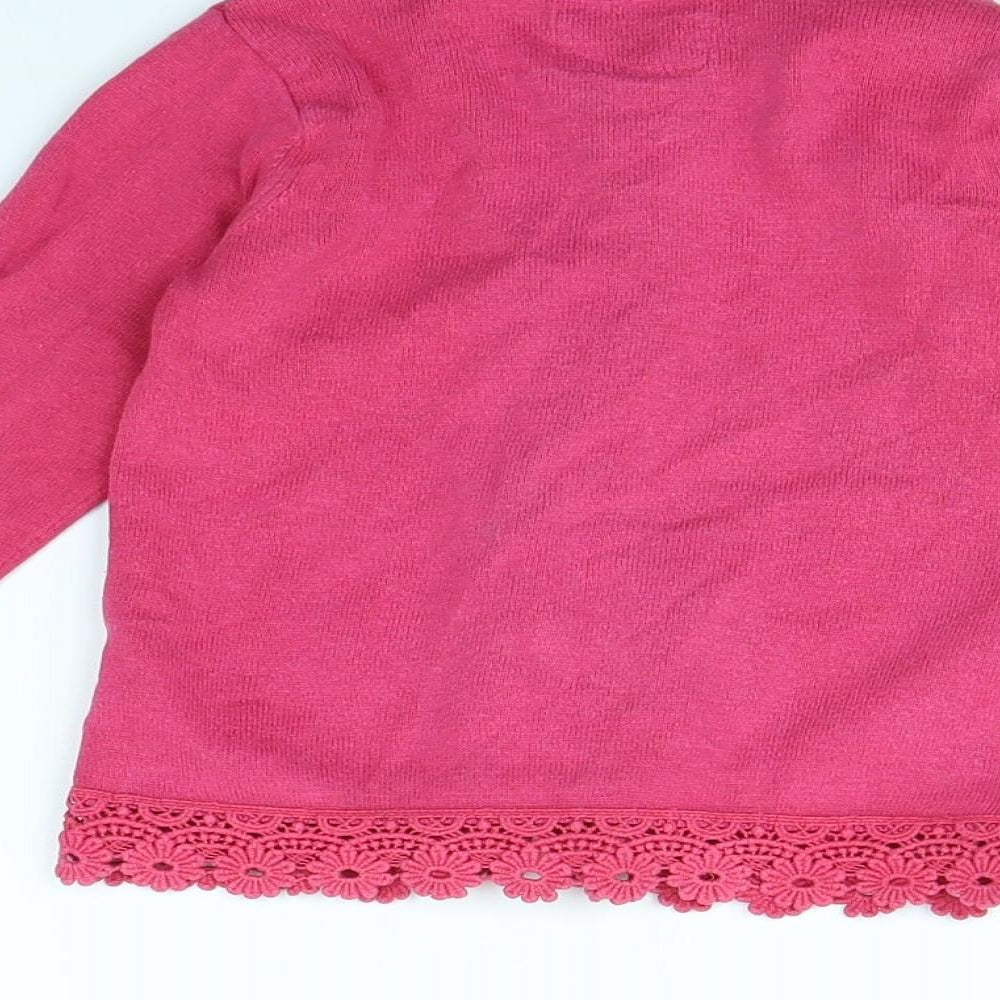 Primark Girls Pink   Cardigan Jumper Size 2 Years