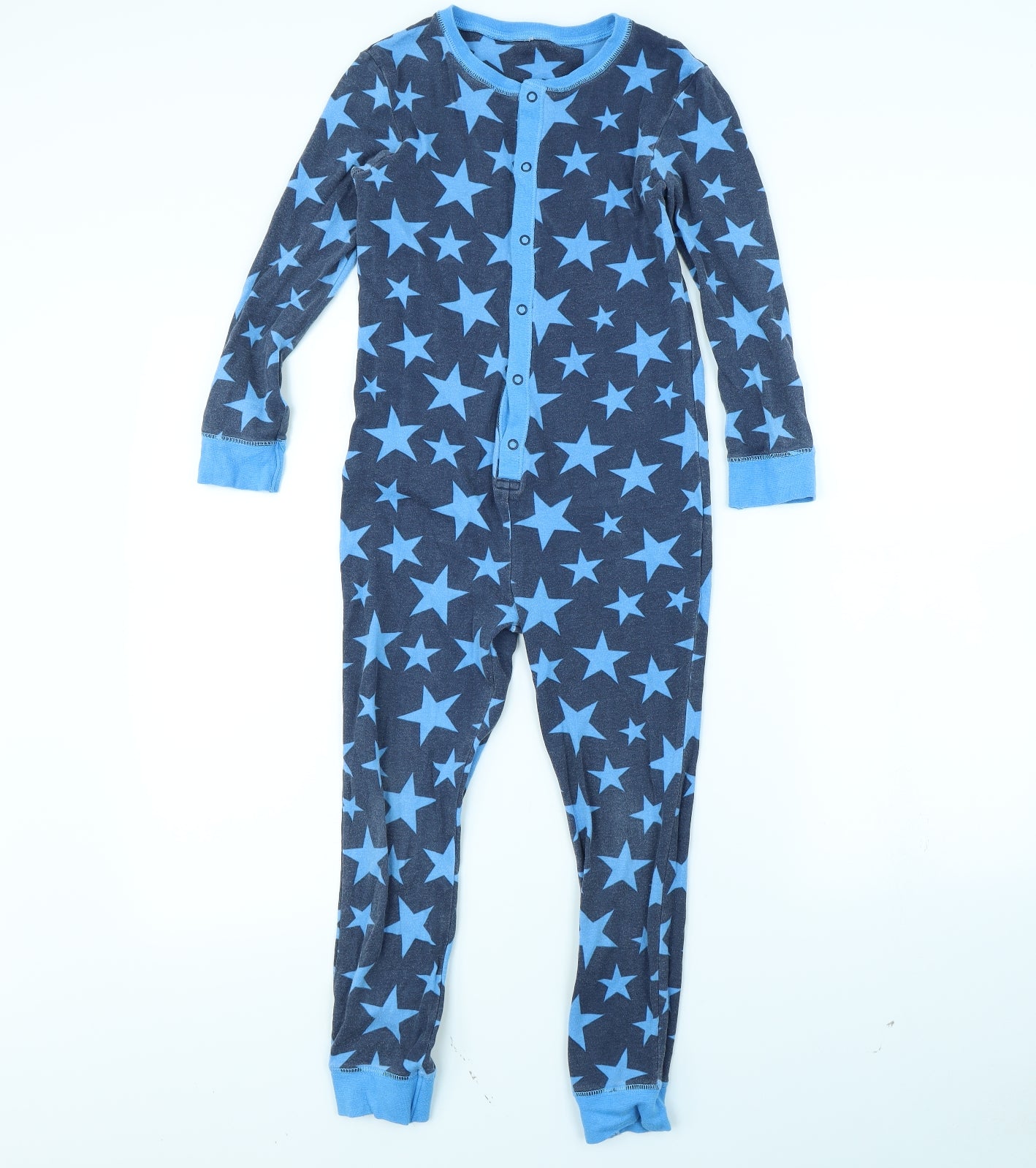 George Boys Blue Spotted   One Piece Size 8 Years  - Stars