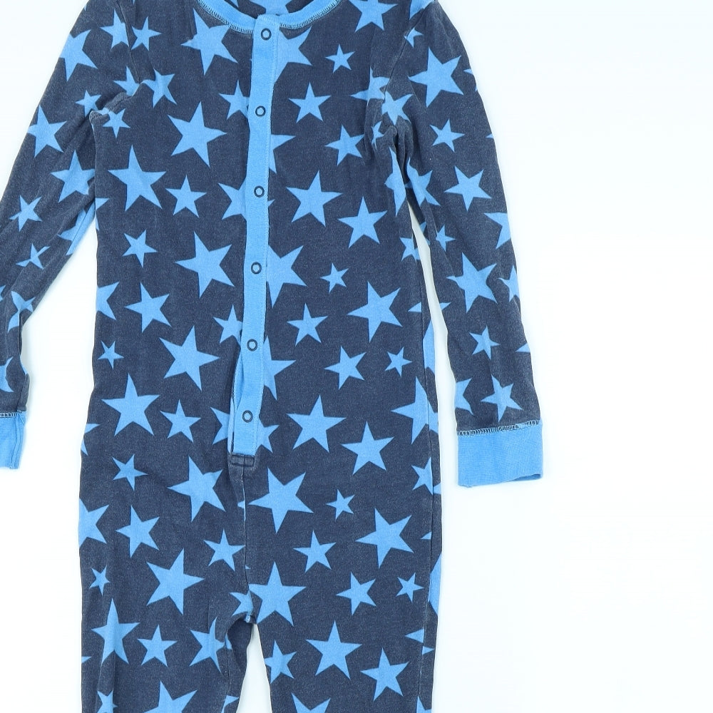George Boys Blue Spotted   One Piece Size 8 Years  - Stars