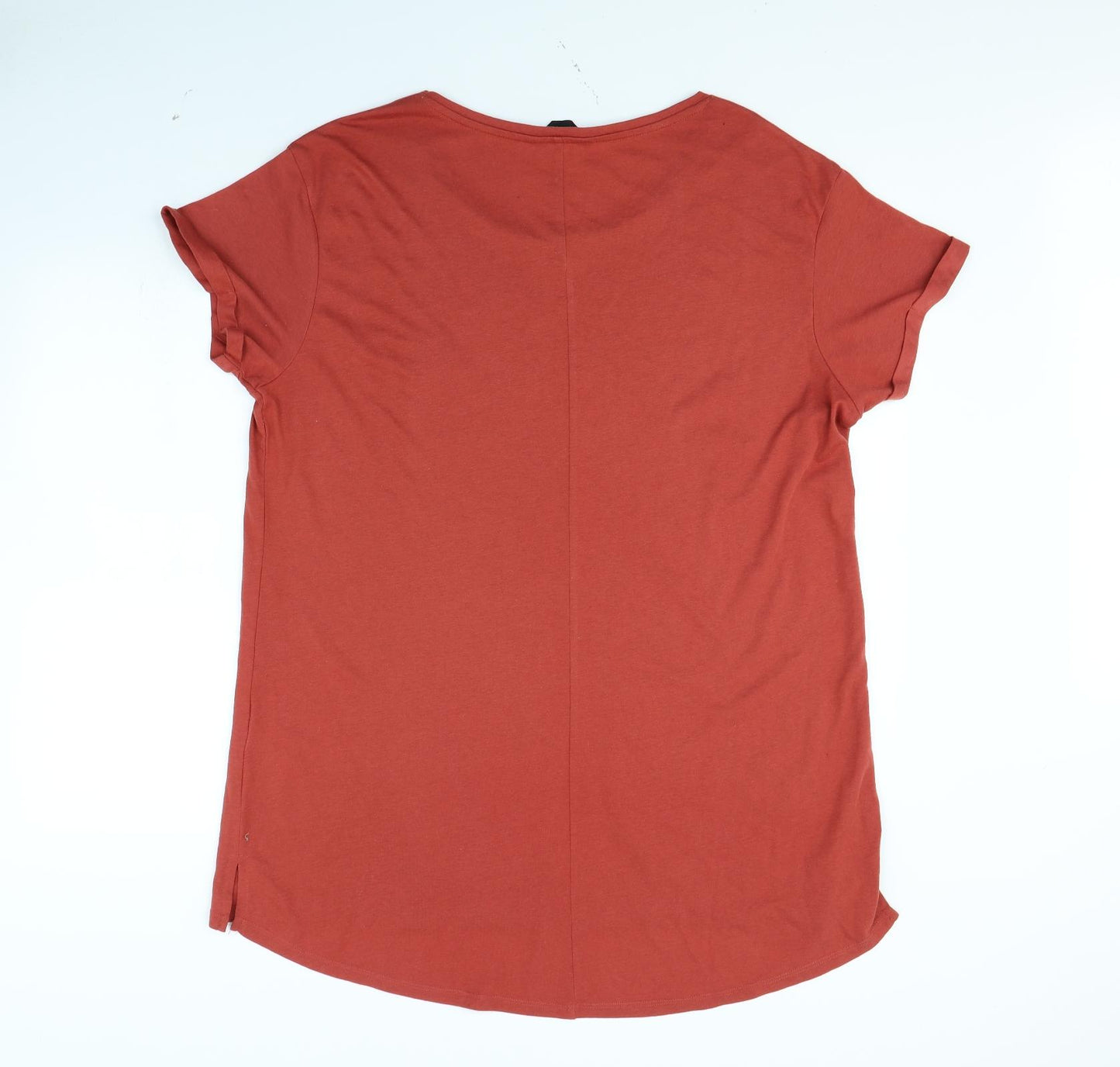 Yours Womens Orange   Basic T-Shirt Size 20