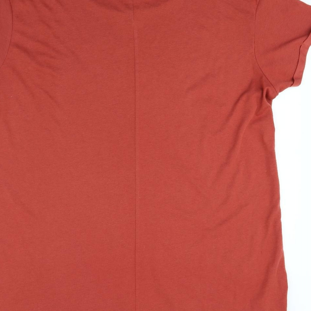 Yours Womens Orange   Basic T-Shirt Size 20