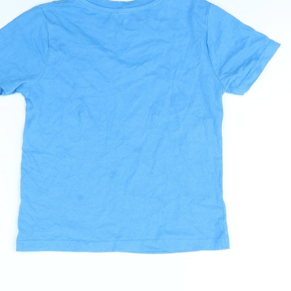 Nutmeg Boys Blue   Basic T-Shirt Size 5 Years  - Animal