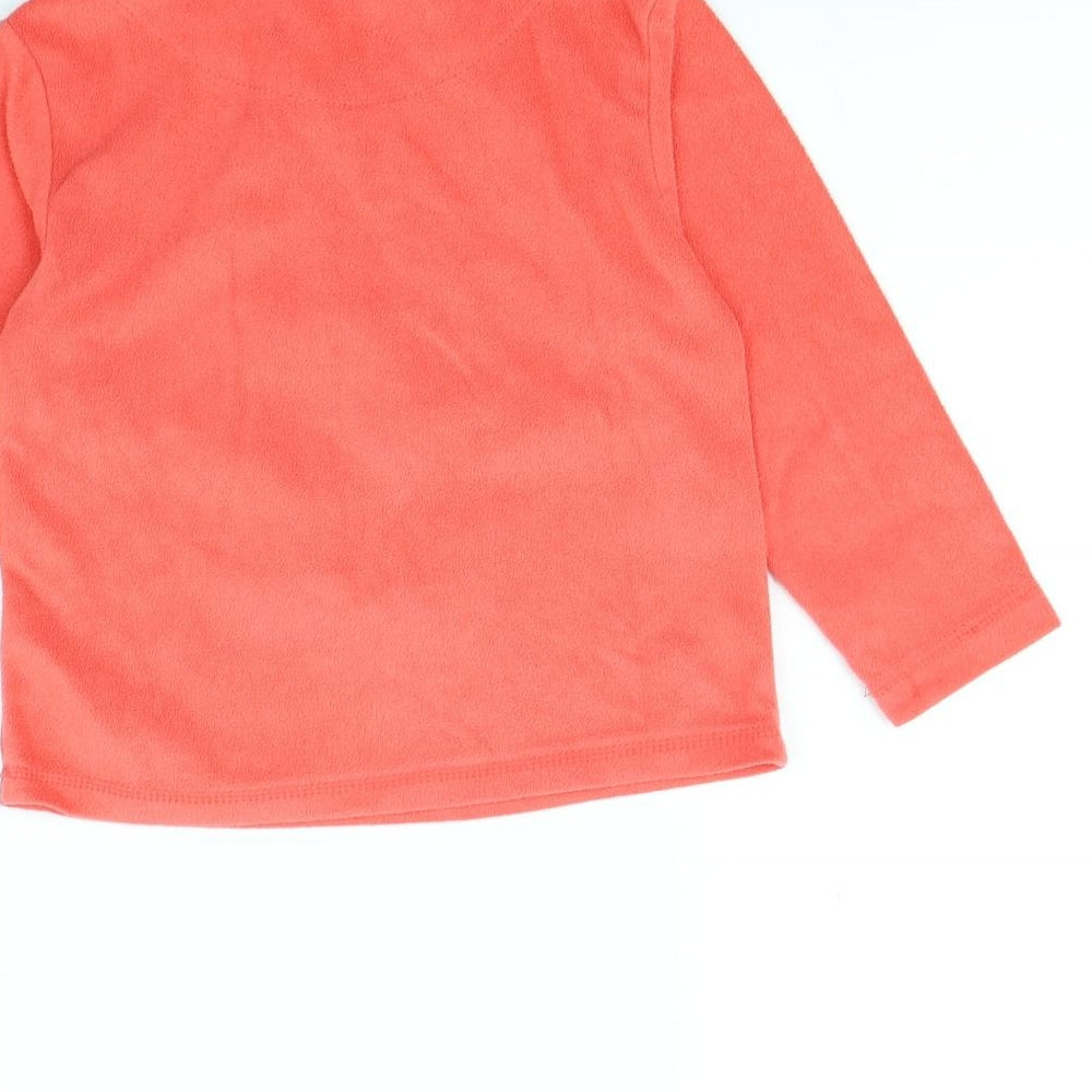 Preworn Girls Orange Solid  Cami Pyjama Top Size 5 Years  - fox