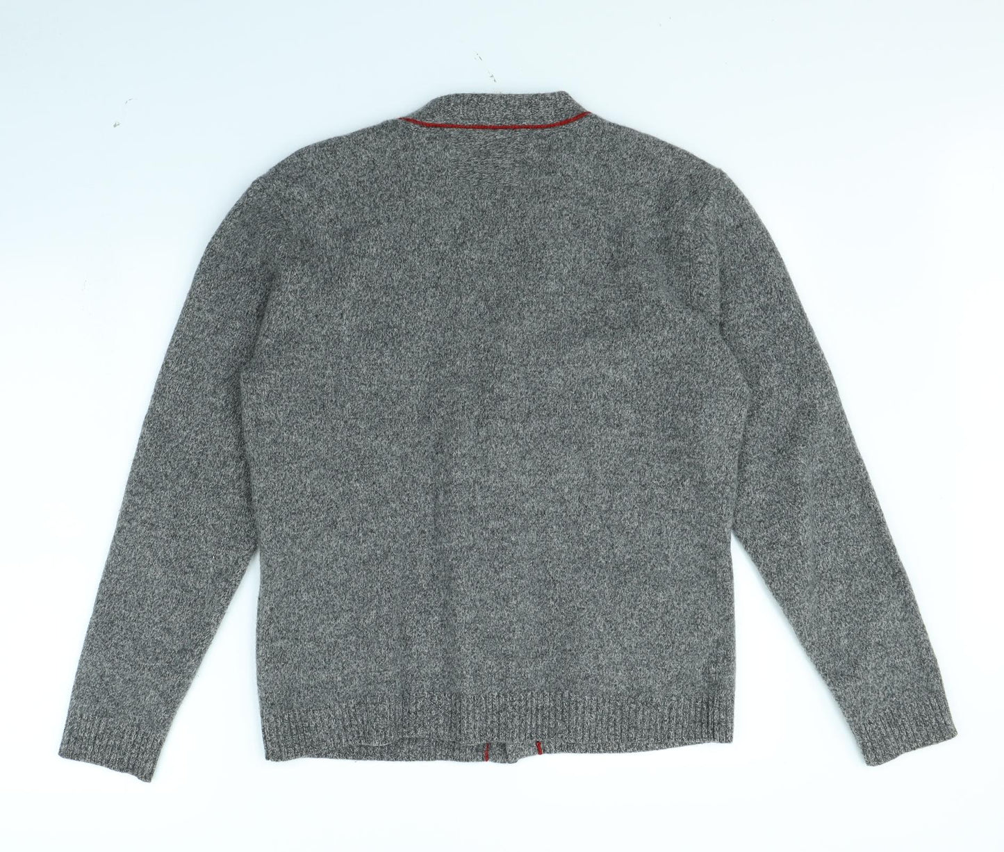 Penguin Mens Grey   Cardigan Jumper Size XL