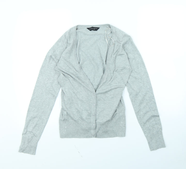 Dorothy Perkins Womens Grey   Cardigan Jumper Size 8