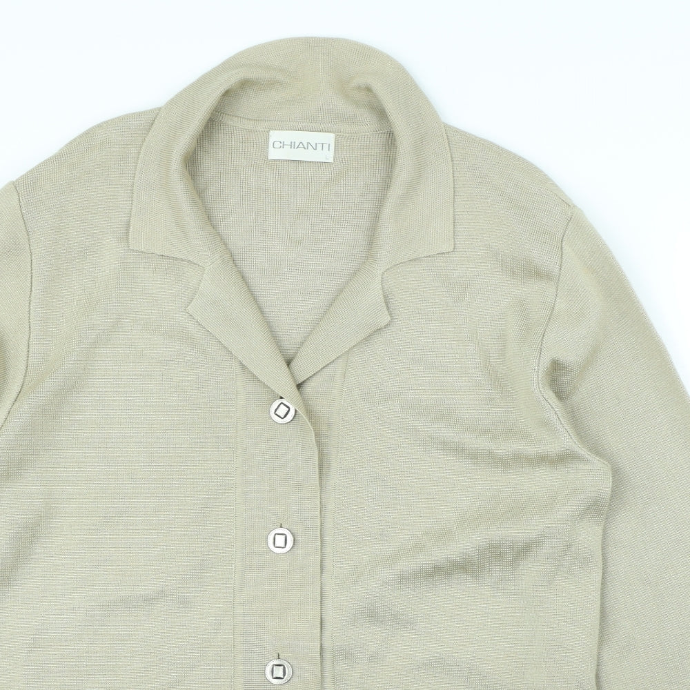 Chianti Womens Beige   Jacket  Size L