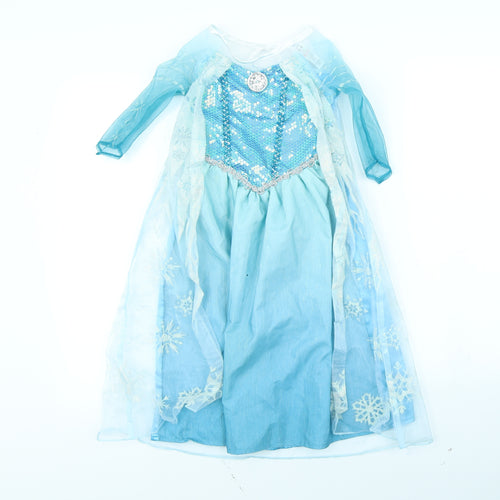 Disney Girls Blue   Shift  Size 3 Years  - Elsa Frozen