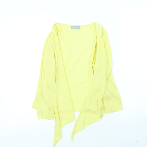Per Una Womens Yellow   Cardigan Jumper Size 14