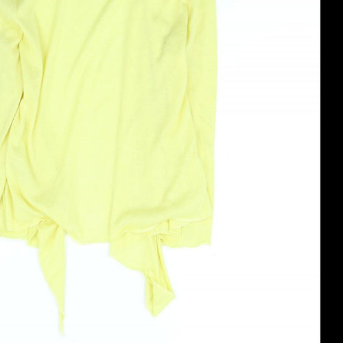 Per Una Womens Yellow   Cardigan Jumper Size 14