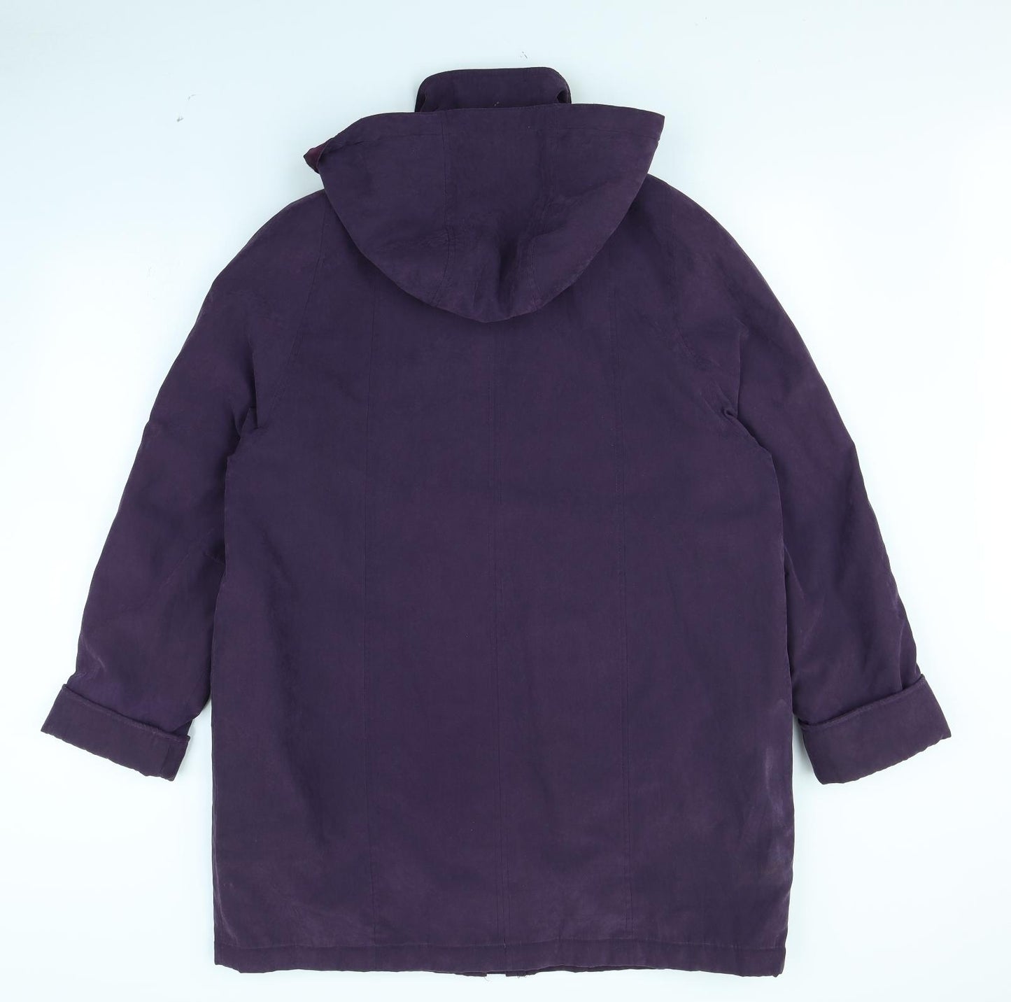 Bonmarché Womens Purple   Rain Coat Coat Size M