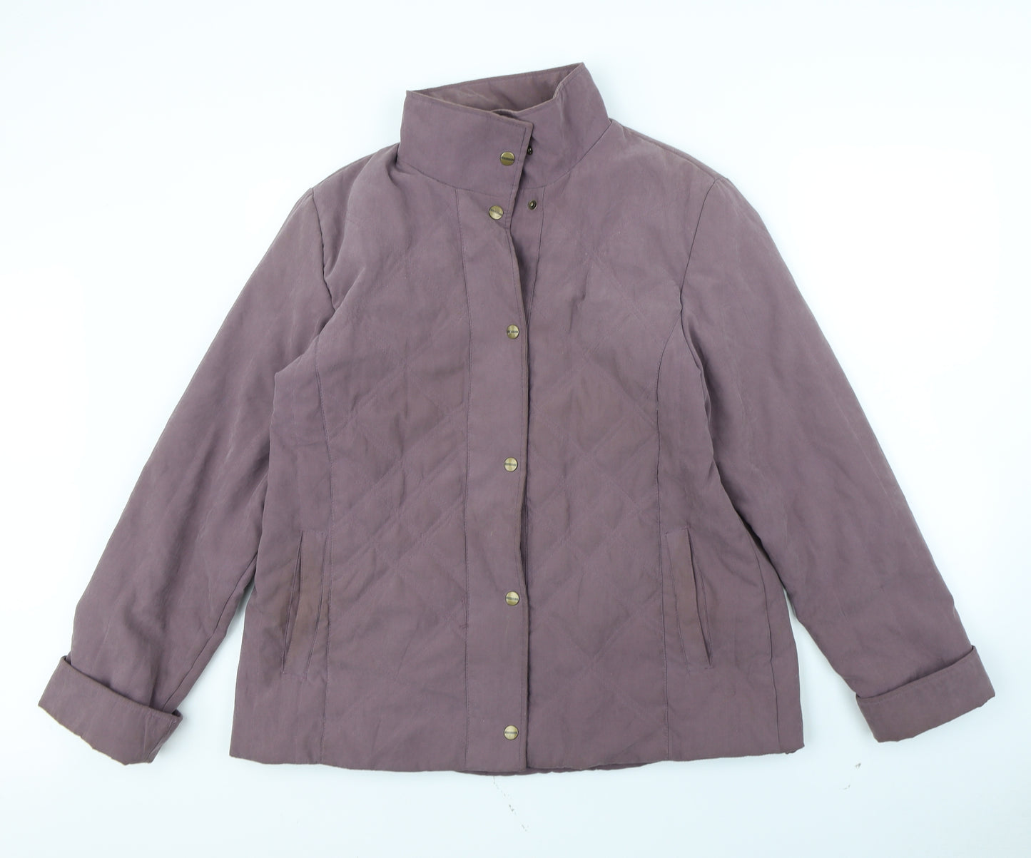 Elegance Womens Purple   Jacket Coat Size 16