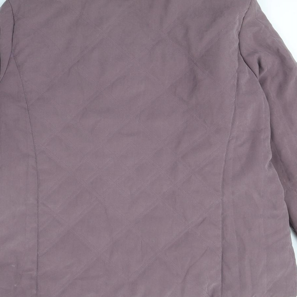 Elegance Womens Purple   Jacket Coat Size 16