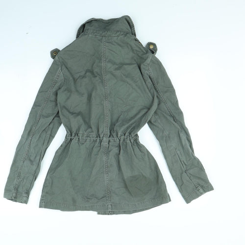 Miss Selfridge Womens Green   Jacket Coat Size 8