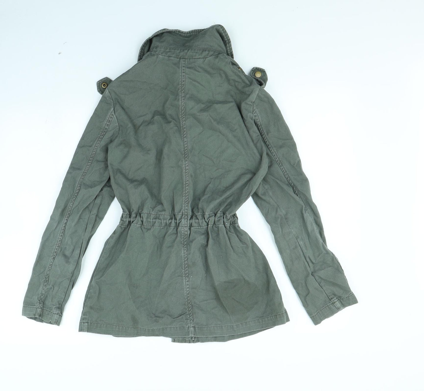 Miss Selfridge Womens Green   Jacket Coat Size 8