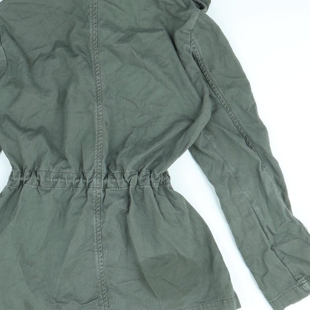 Miss Selfridge Womens Green   Jacket Coat Size 8