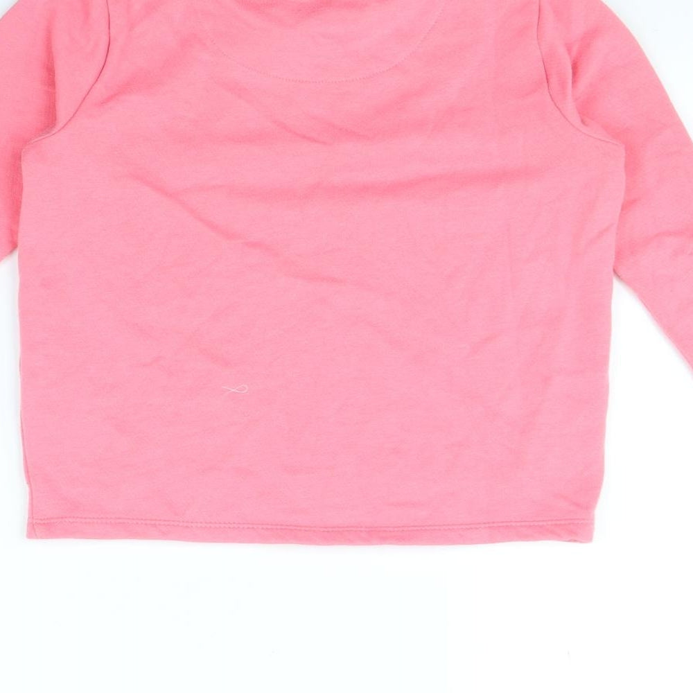 F&F Girls Pink   Pullover Jumper Size 5 Years