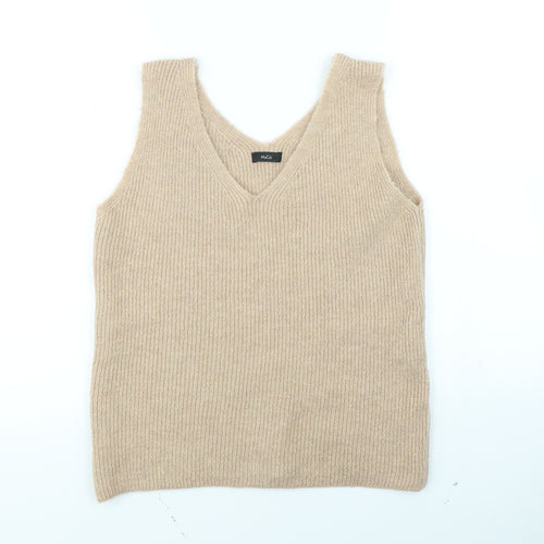 M&Co Womens Beige   Pullover Jumper Size M