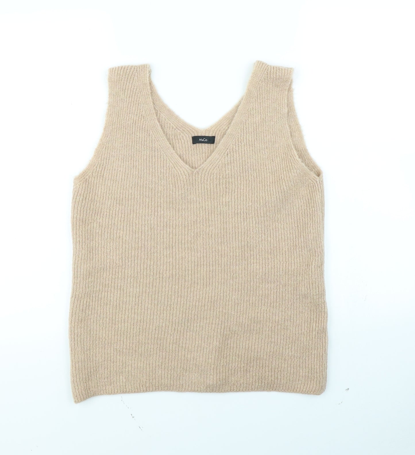 M&Co Womens Beige   Pullover Jumper Size M