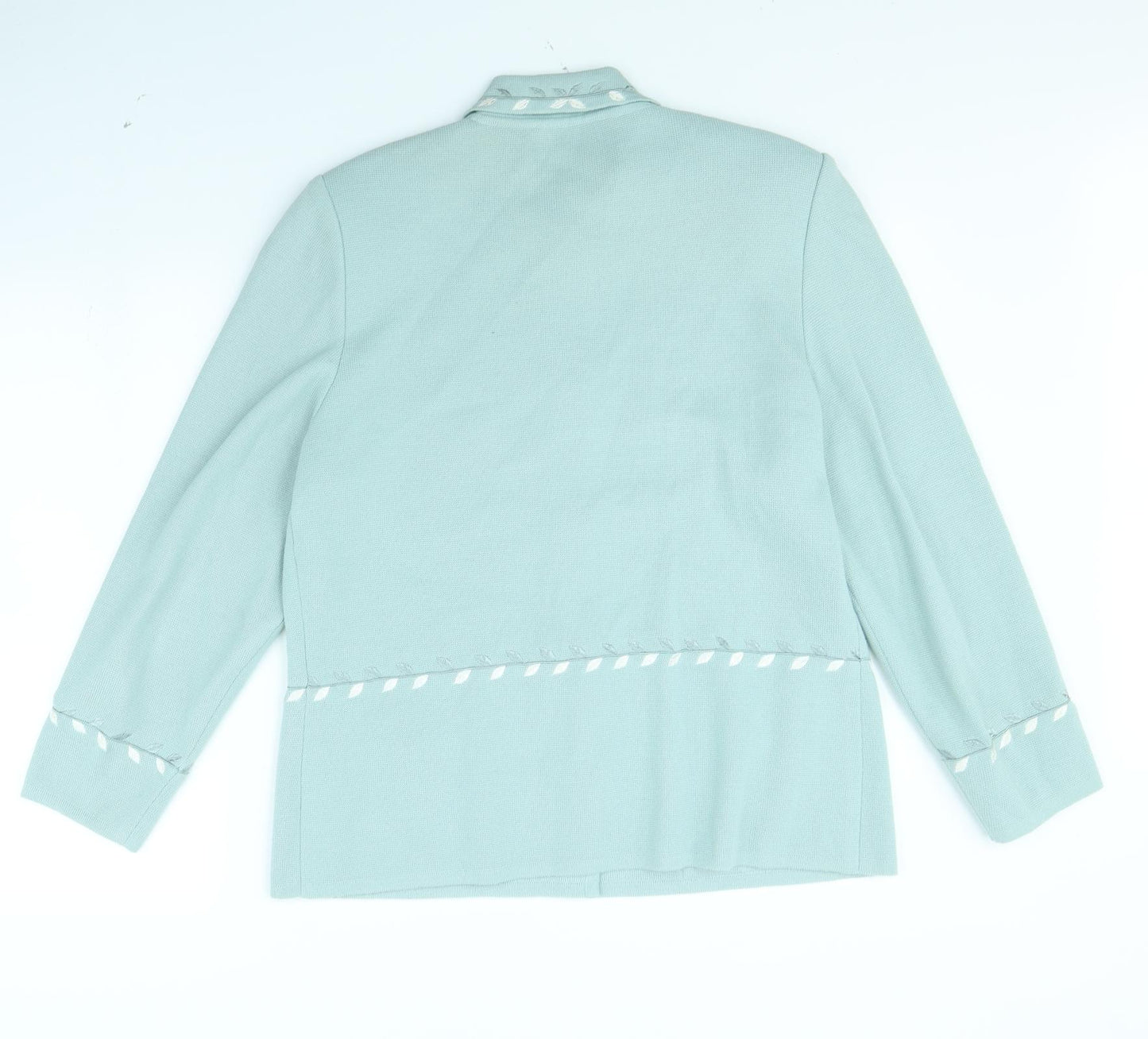 Belmonde Womens Green   Jacket  Size 16  - shoulder pads