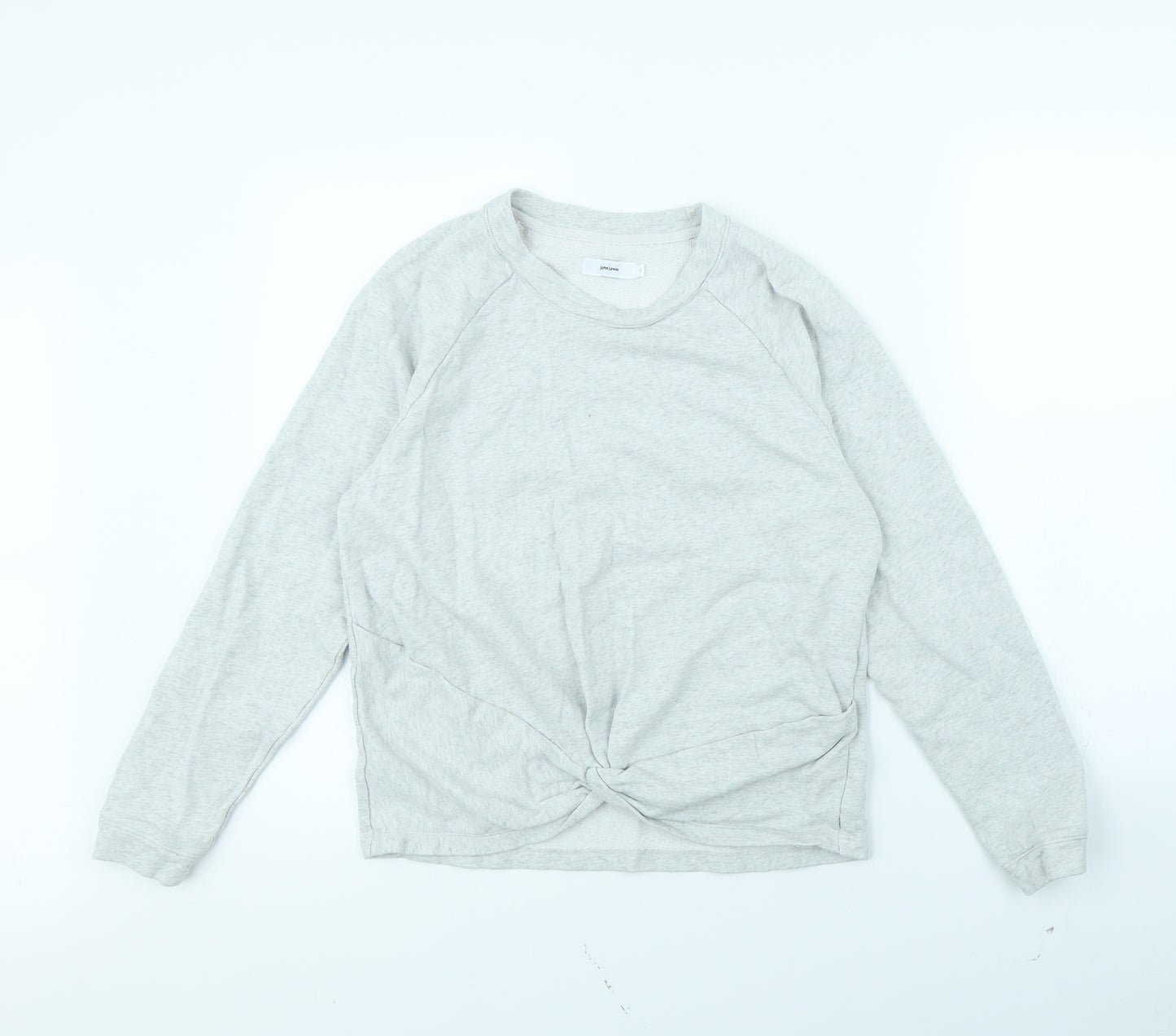 John Lewis Womens Grey   Pullover Jumper Size 10