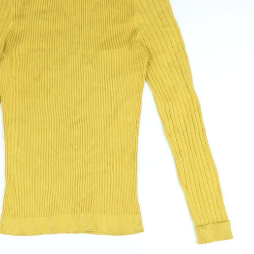 New Look Womens Yellow   Pullover Jumper Size 14