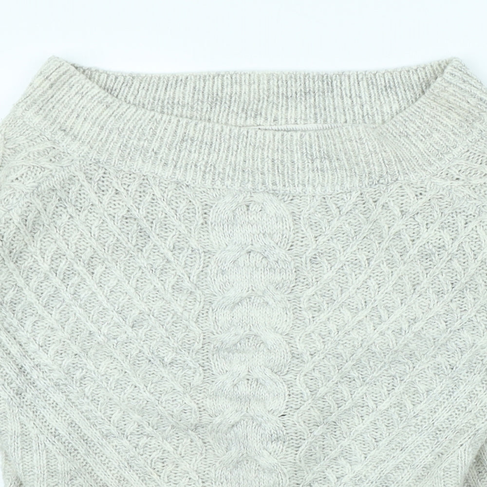 Papaya Womens Grey   Pullover Jumper Size M