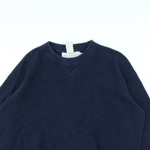 H&M Mens Blue   Pullover Jumper Size S