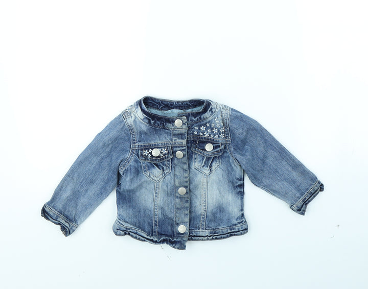 NEXT Girls Blue Jacket Size 12 Months