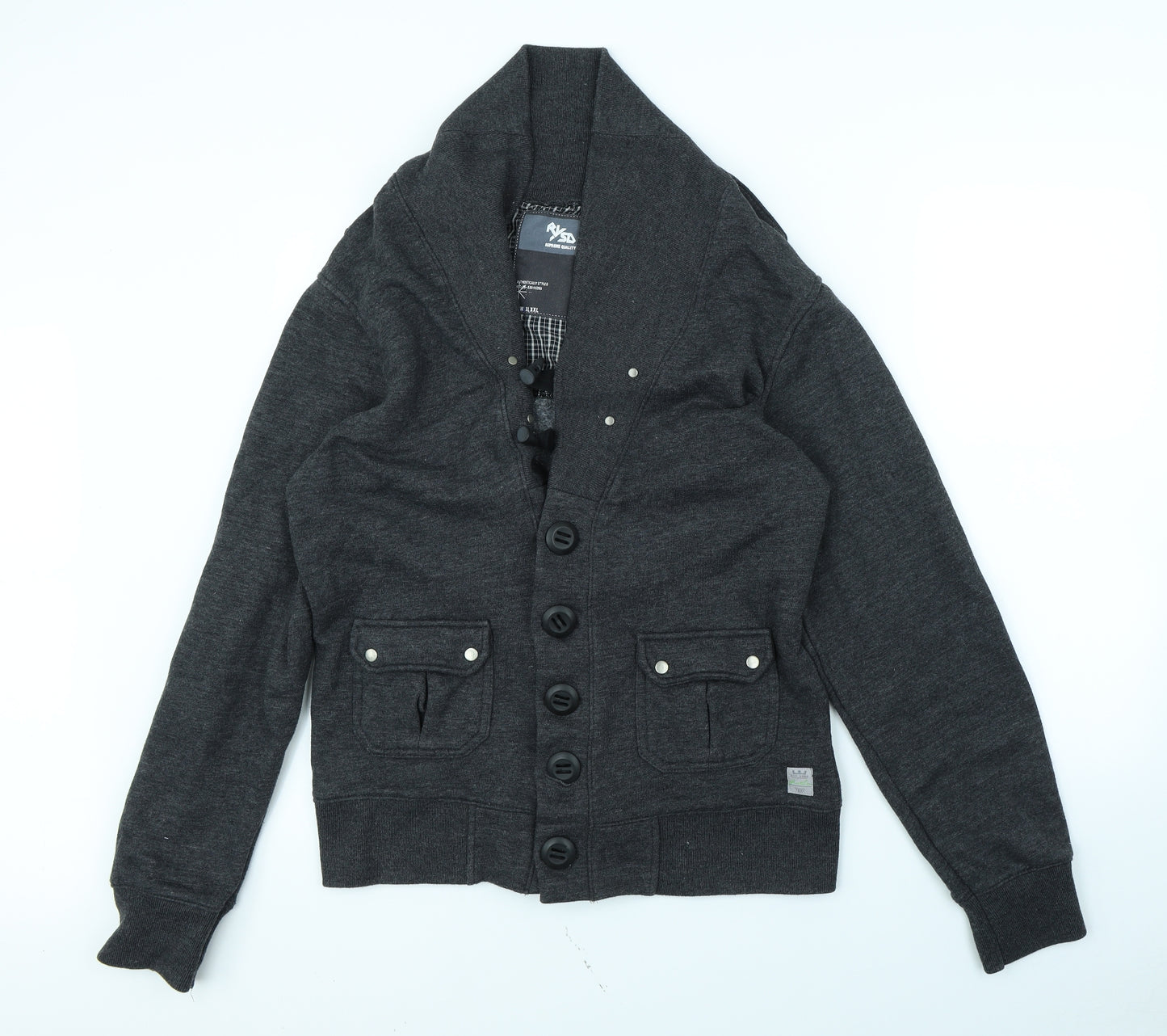 Rysd Mens Grey   Jacket Coat Size L