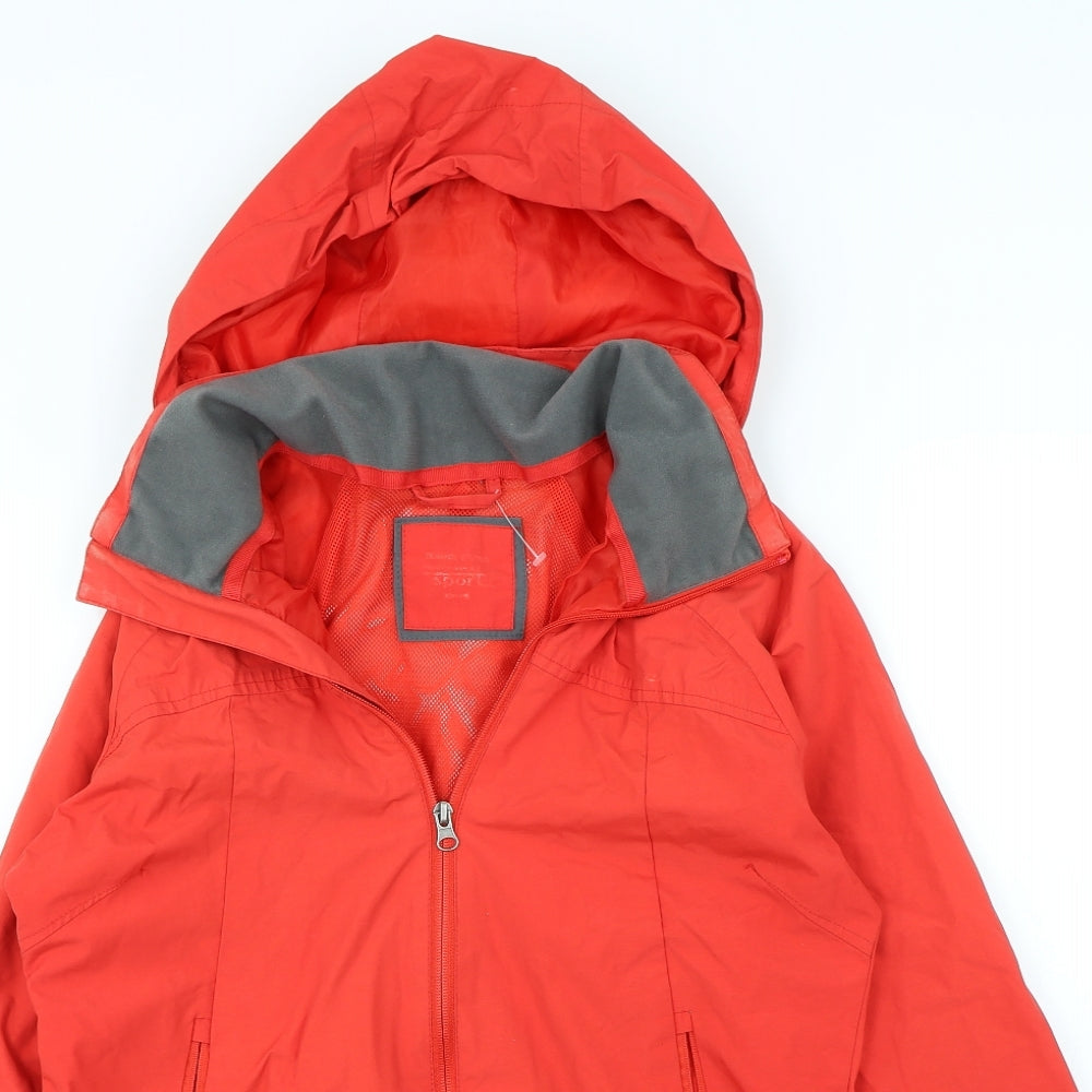 st michael   Womens Red   Rain Coat Coat Size 10